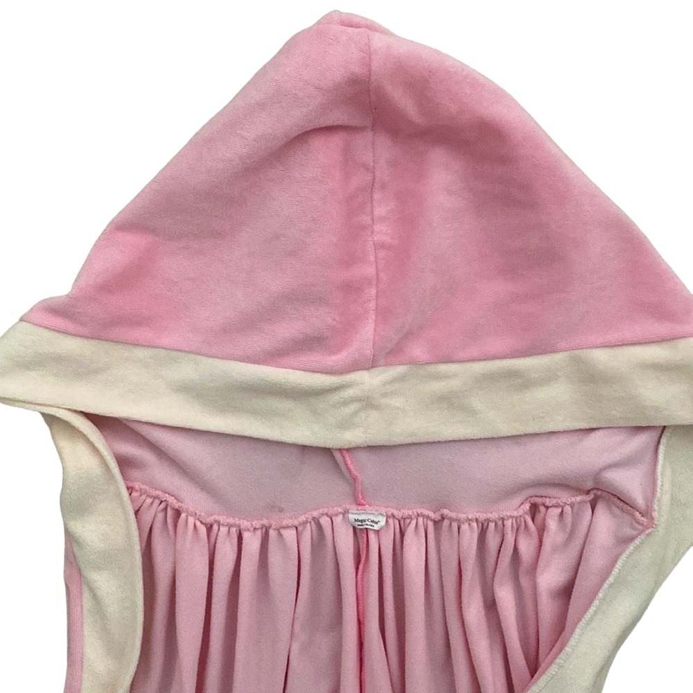 Magic Cabin Royal Cape in Pink with Cream Trim - Picture 4 of 6
